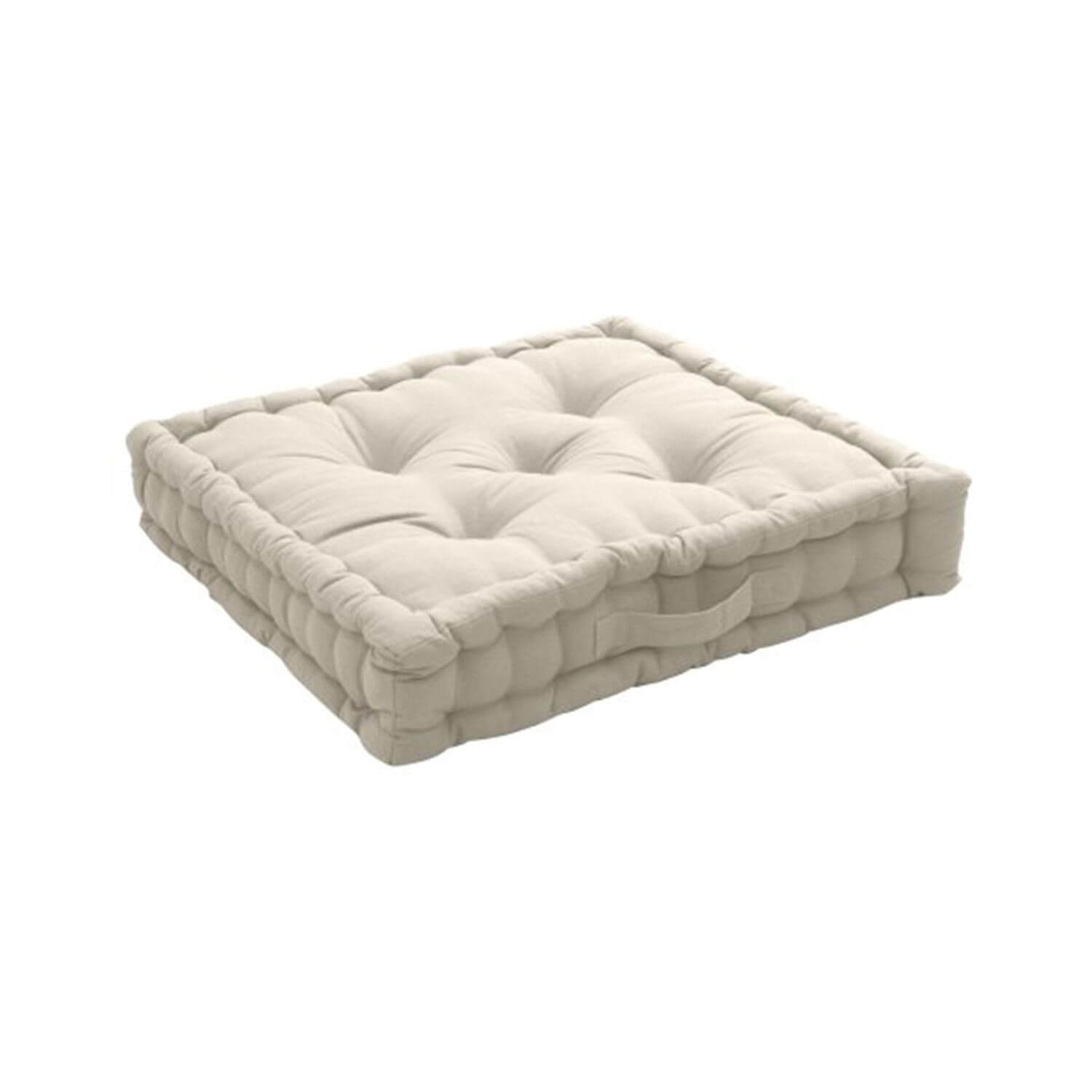 Coussin de sol garni - 50 x 50 cm - 100 % coton