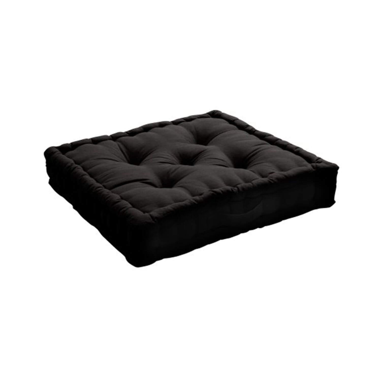 Coussin de sol garni - 50 x 50 cm - 100 % coton
