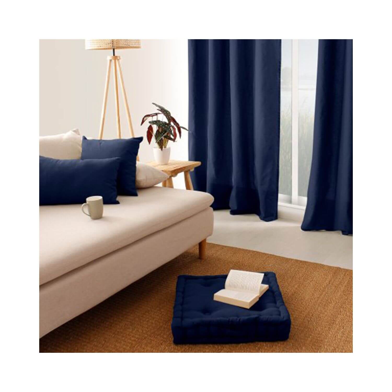 Coussin de sol garni - 50 x 50 cm - 100 % coton - Picture 19 of 99