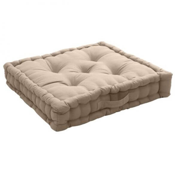 Coussin de sol garni - 50 x 50 cm - 100 % coton Coussin de sol garni - 50 x 50 cm - 100 % coton