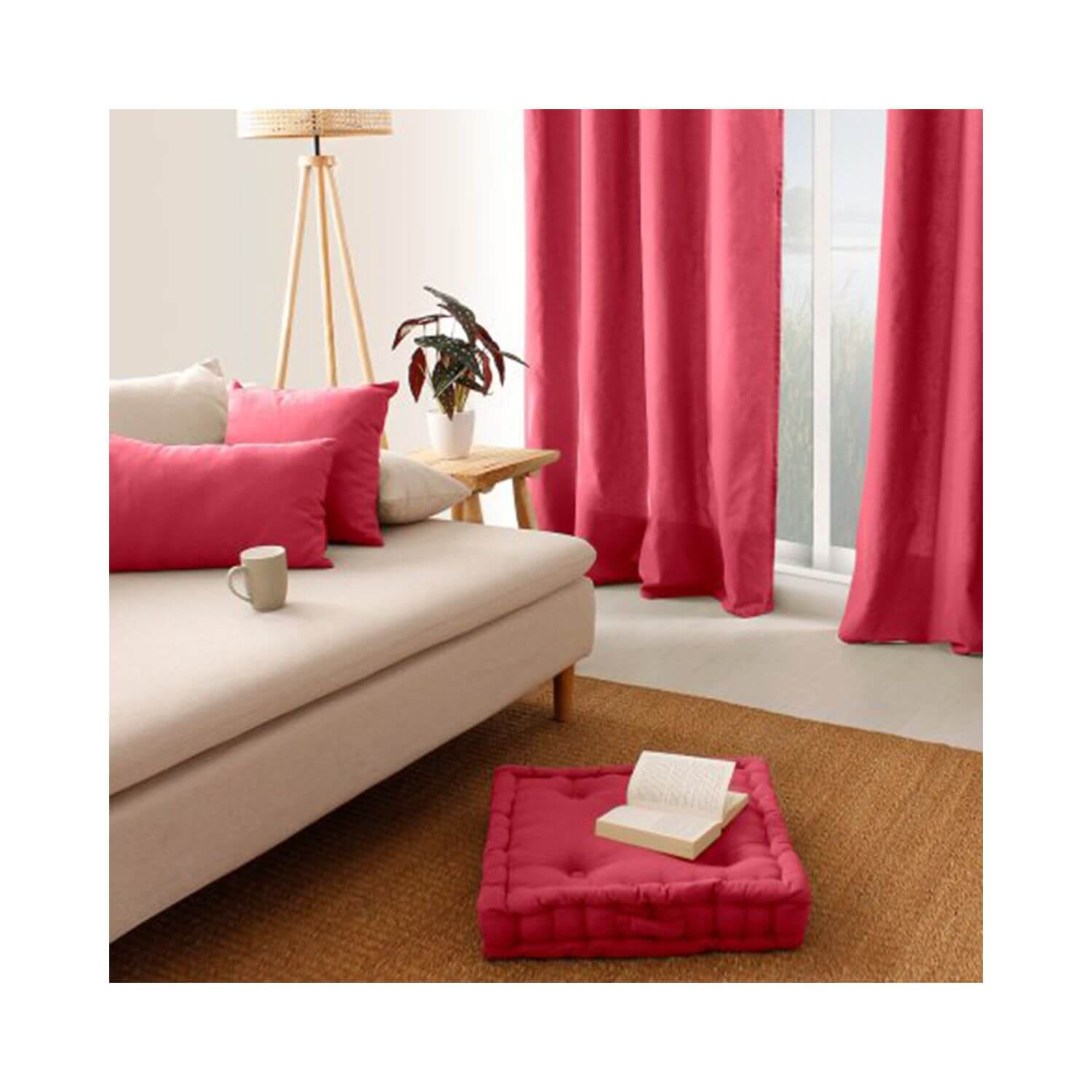 Coussin de sol garni - 50 x 50 cm - 100 % coton - Picture 89 of 99