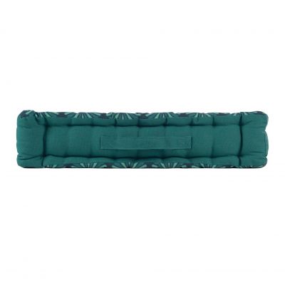 Coussin de sol garni - 45 x 45 cm x 10 cm - Art déco - Imprimé métallisé