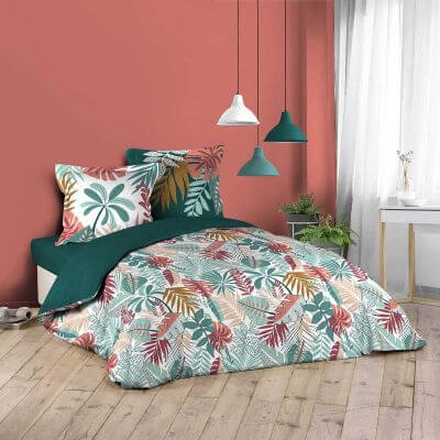 Housse de Couette 90x190 Flamant Rose