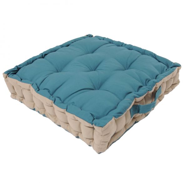 Coussin de sol bicolore - 50 x 50 cm Coussin de sol bicolore - 50 x 50 cm