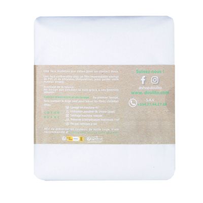 Protège matelas imperméable Doulito - 180x200 cm - Made in France - Coton