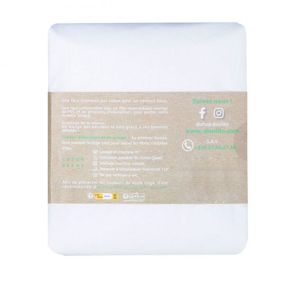 Protège matelas imperméable Doulito 160x200 cm France