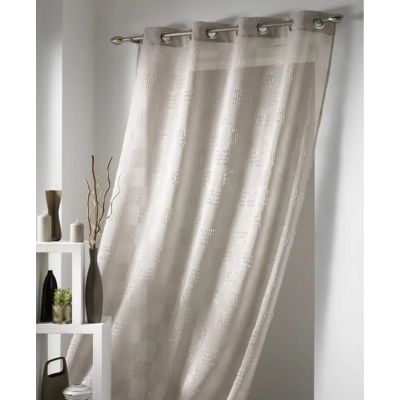 rideauvoile polyester 140x240 cm caraibe taupe