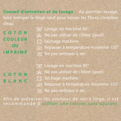 Taie de traversin Doulito - 43x185 cm - Made in France - Coton