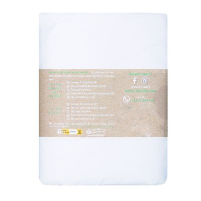 Drap housse Doulito - 100x190 cm - Made in France - Coton