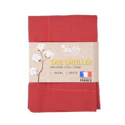 Taie d'oreiller Doulito - 65x65 cm - Made in France - Coton