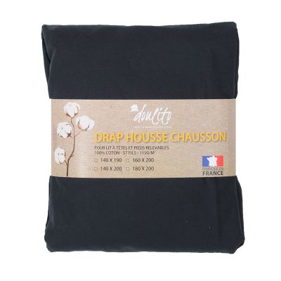 Drap housse lit electrique Doulito - 140x200 cm - Made in France - Coton