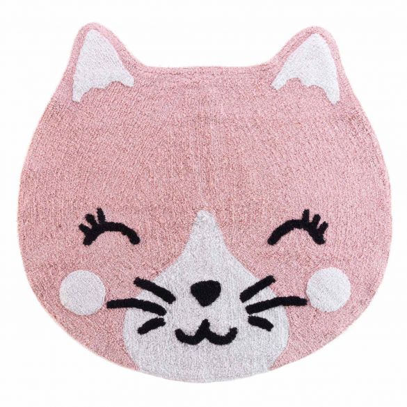 Tapis enfant en forme de Chaton- 90 cm