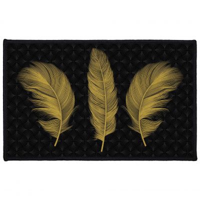 Tapis antidérapant - 50 x 80 cm - Plumes