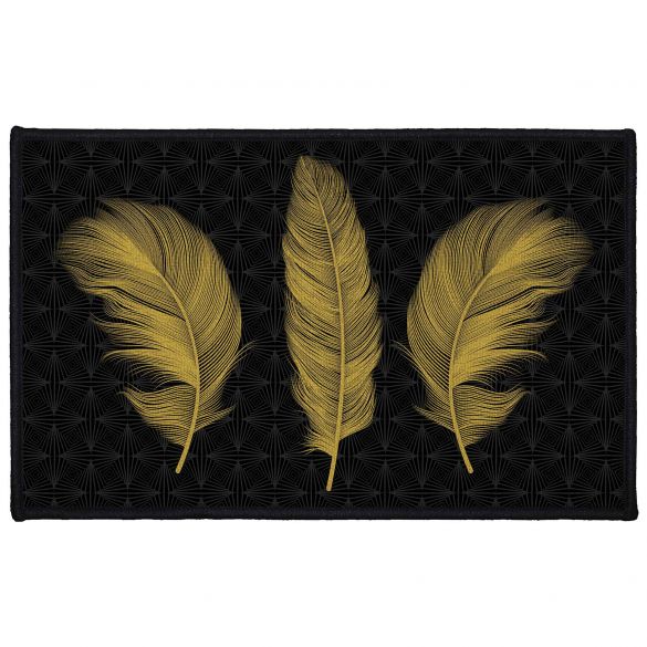 Tapis antidérapant - 50 x 80 cm - Plumes