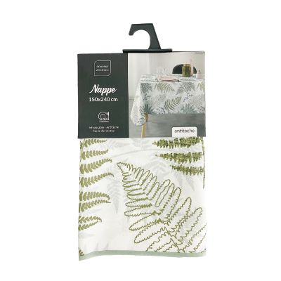 Nappe antitache rectangulaire - 150 x 240 cm - Feuillage d'hiver