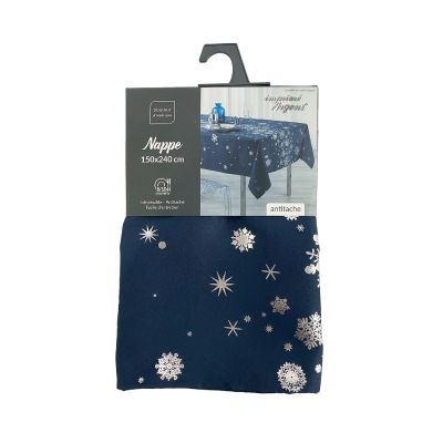 Nappe anti-tache - Rectangle - 150 x 240 cm - Constellation, flocons et Noël