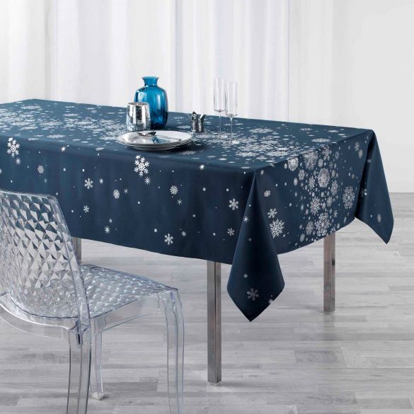 Nappe anti-tache - Rectangle - 150 x 240 cm - Constellation, flocons et Noël Nappe anti-tache - Rectangle - 150 x 240 cm - Constellation, flocons et Noël