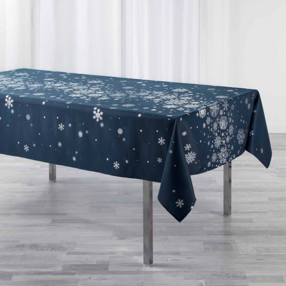 Nappe anti-tache - Rectangle - 150 x 240 cm - Constellation, flocons et Noël