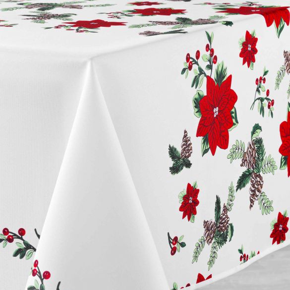 Joy - Nappe De Noël Anti-taches En Coton 160x140 Cm