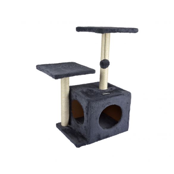 Arbre à chat - Jouet, niche et plateforme - Hauteur 60cm Arbre à chat - Jouet, niche et plateforme - Hauteur 60cm