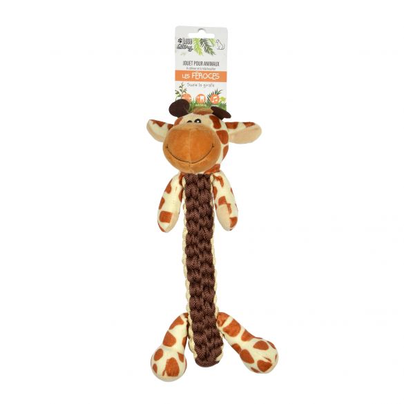 Jouet super résistant pour chien - Girafe sonore