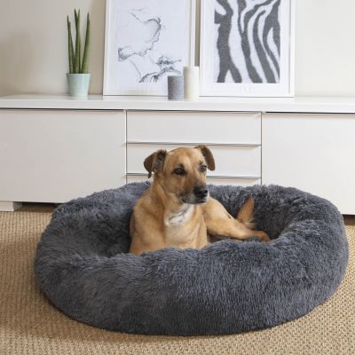 Coussin à poils longs pour chien