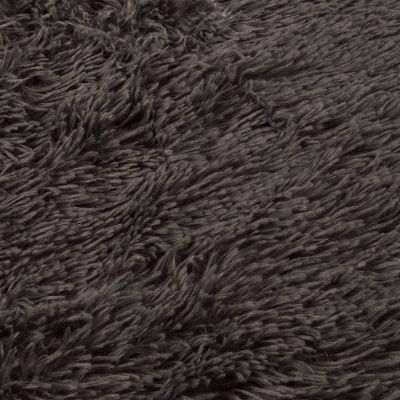 Coussin réversible à poils longs - 87 x 55 cm
