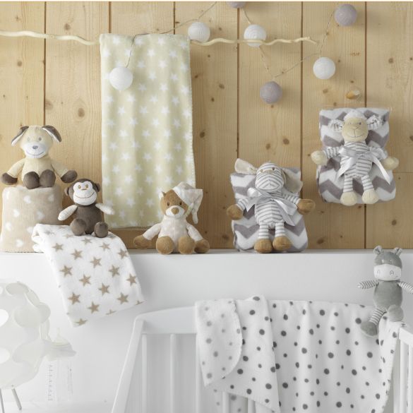 Peluche Renne et plaid pour enfant