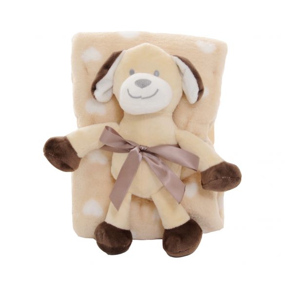 Peluche Chien et plaid pour enfant Peluche Chien et plaid pour enfant