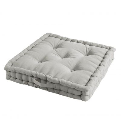 Coussin de sol garni - 60 x 60 cm x 10 cm - Pacifique - Uni