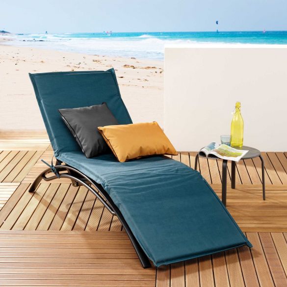 Matelas bain de soleil - 64x190 cm - Imperméable - Uni