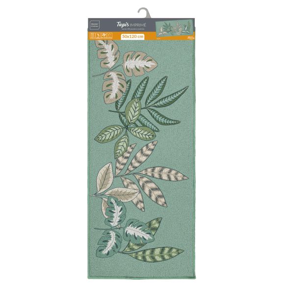 Tapis antidéparant - 50x120cm - Feuillage