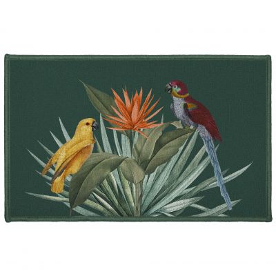 Tapis antidérapant - 50x80 cm - Perroquets