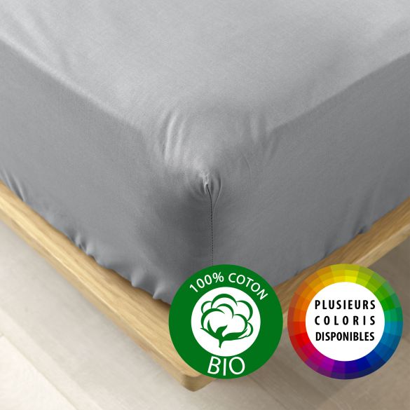 Drap housse 90x190 cm - Coton bio