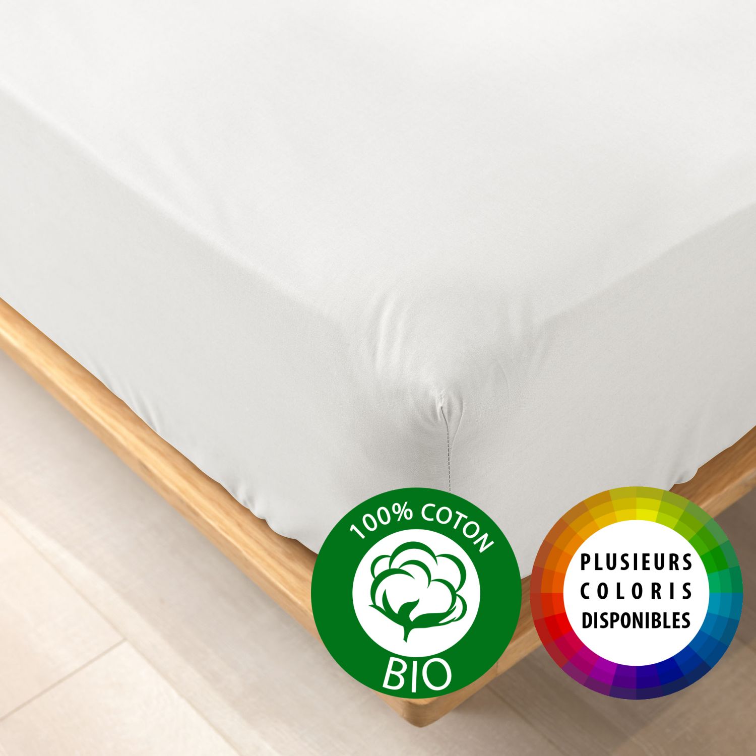 DRAP HOUSSE COTON BIO