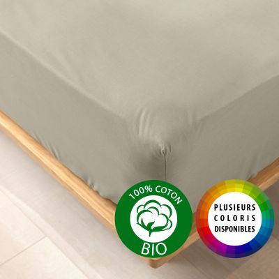 Drap housse 180x200 cm - Coton bio