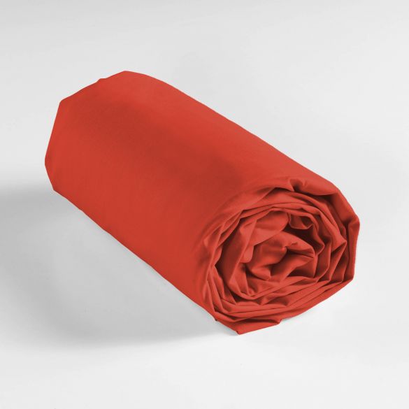 Drap housse - 180 x 200 cm - Grand bonnet - 57 fils - Uni
