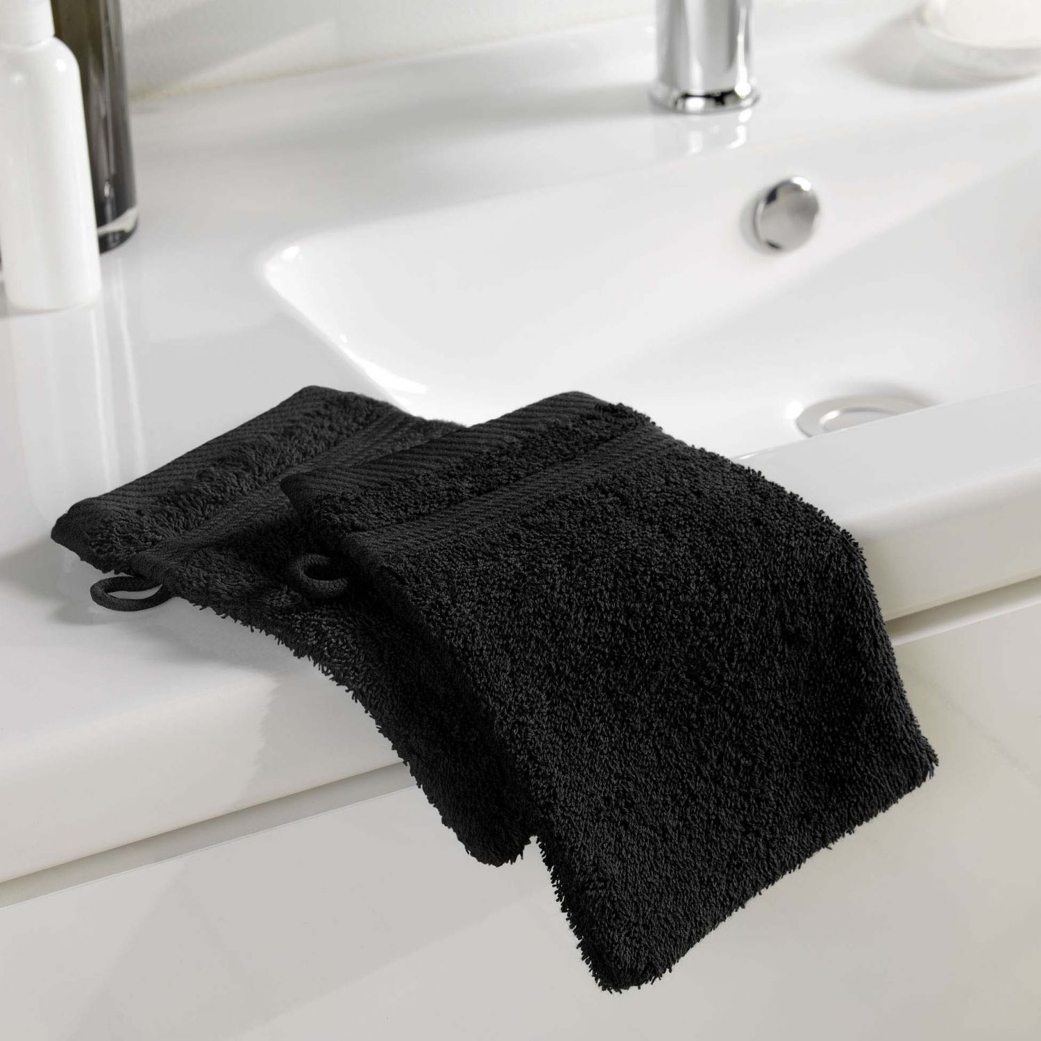 2 Gants de toilette 15x21 cm - 500g/cm² - Imagen 70 de 76