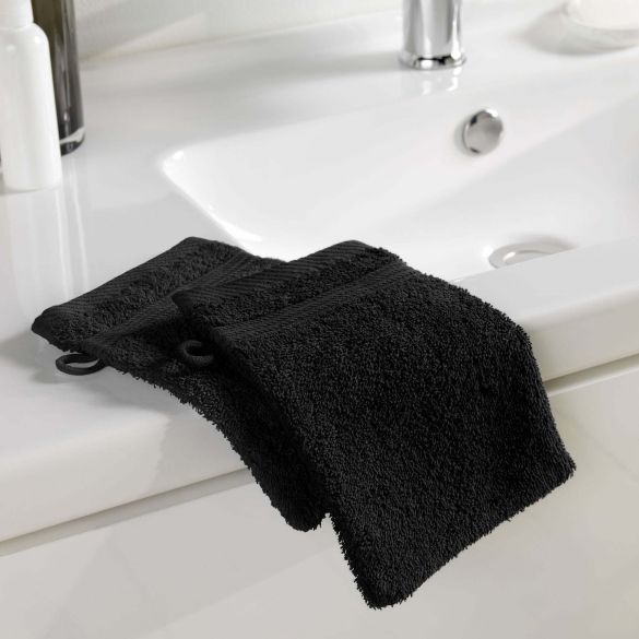 2 Gants de toilette 15x21 cm - 500g/cm² 