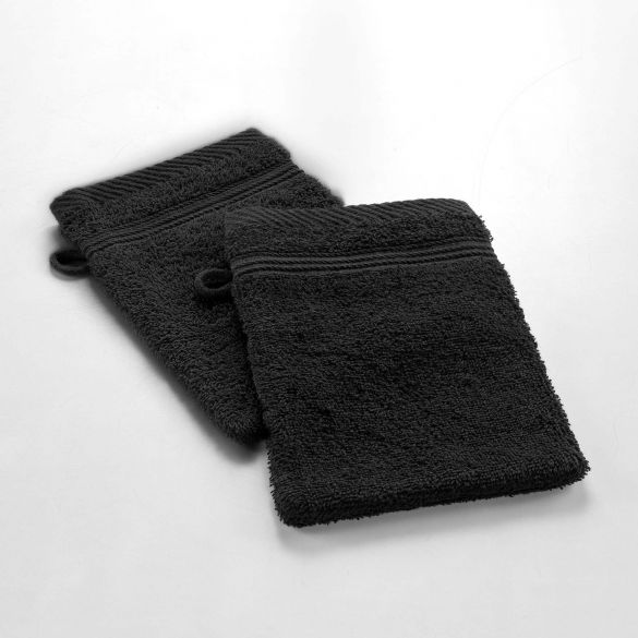 2 Gants de toilette 15x21 cm - 500g/cm² 