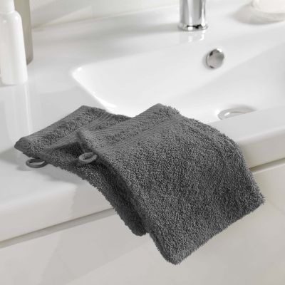 2 Gants de toilette 15x21 cm - 500g/cm² 