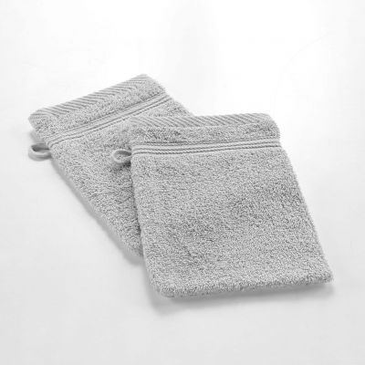 2 Gants de toilette 15x21 cm - 500g/cm² 