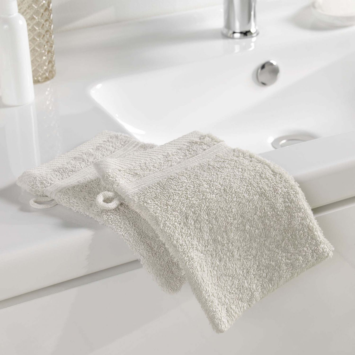 2 Gants de toilette 15x21 cm - 500g/cm² - Imagen 8 de 76