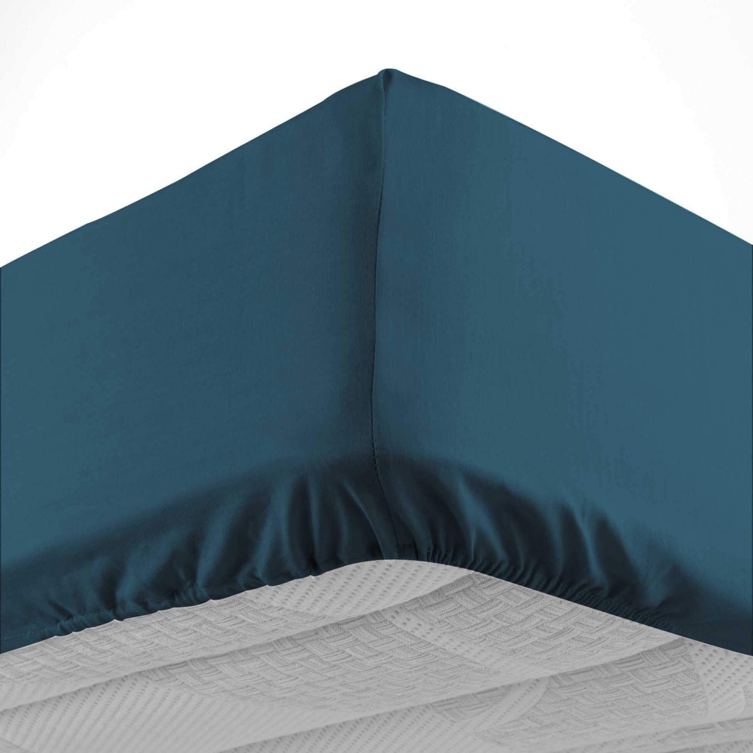 BEDSURE Drap Housse 160 x 200 Bonnet 30 cm - Drap Housse 160x200 Grand  Bonnet Matelas Epais 2 Personnes, Microfibre Brossée avec Une Rebord  Élastique