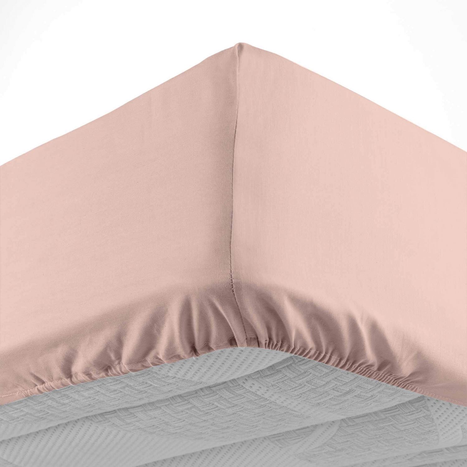 Drap Housse 160x200 cm 2 Personnes avec Grand Bonnet de 35 cm - Drap-Housse  Lavable et Ajustable - Microfibre Douce Couleur Unie - Rose Clair :  : Cuisine et Maison