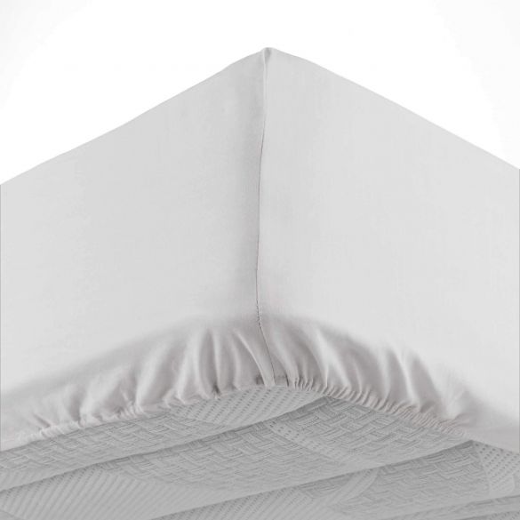 Drap housse - 160x200 cm - Bonnet 30 cm - 100% coton 