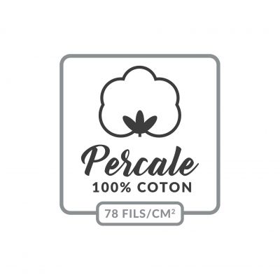 Drap plat 2 personnes - 240x300 cm - 100% coton