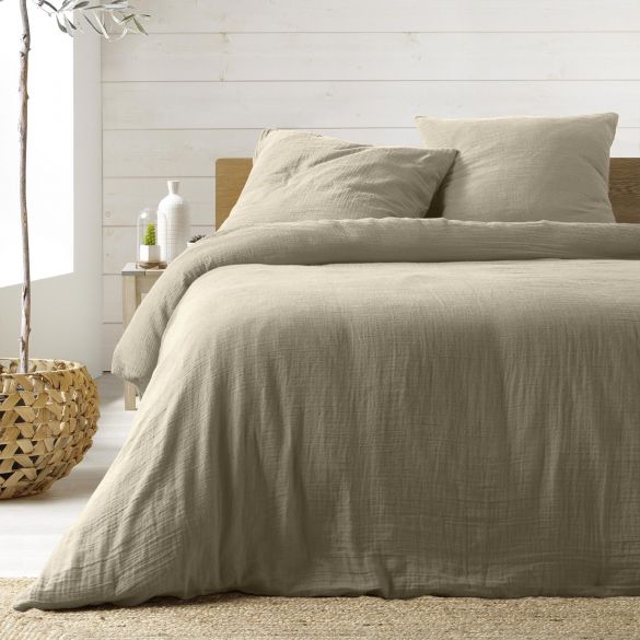 Housse de couette Gaze de Coton - 240 x 220 cm Housse de couette Gaze de Coton - 240 x 220 cm