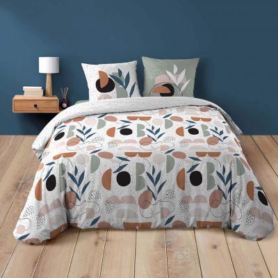 Housse de couette 220x240 cm + taies - Motifs graphiques tendances