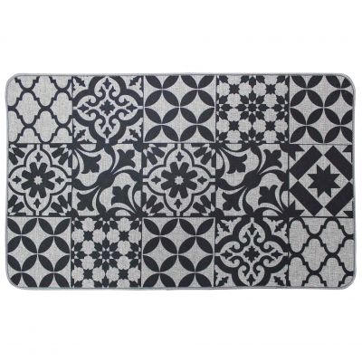 Tapis tissé - 45x75 cm - Carreaux de ciment